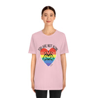 Load image into Gallery viewer, "You Are Not Alone" Unisex Jersey Short Sleeve Tee - Fck the Stigma
