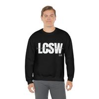 Load image into Gallery viewer, Unisex LCSW Crewneck Sweatshirt - Fck the Stigma
