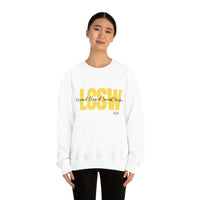Load image into Gallery viewer, Unisex LCSW Crewneck Sweatshirt - Fck the Stigma
