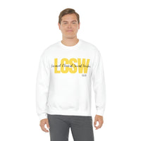 Load image into Gallery viewer, Unisex LCSW Crewneck Sweatshirt - Fck the Stigma
