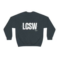 Load image into Gallery viewer, Unisex LCSW Crewneck Sweatshirt - Fck the Stigma
