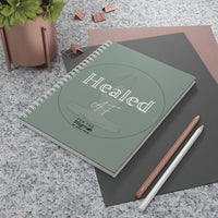 Load image into Gallery viewer, Healed AF Spiral Notebook - Fck the Stigma
