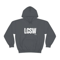 Load image into Gallery viewer, Unisex LCSW Hooded Sweatshirt - Fck the Stigma
