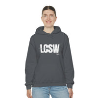 Load image into Gallery viewer, Unisex LCSW Hooded Sweatshirt - Fck the Stigma
