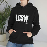 Load image into Gallery viewer, Unisex LCSW Hooded Sweatshirt - Fck the Stigma
