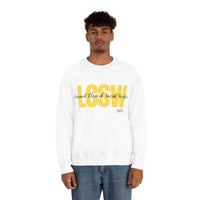 Load image into Gallery viewer, Unisex LCSW Crewneck Sweatshirt - Fck the Stigma

