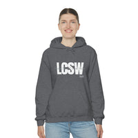 Load image into Gallery viewer, Unisex LCSW Hooded Sweatshirt - Fck the Stigma
