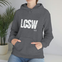 Load image into Gallery viewer, Unisex LCSW Hooded Sweatshirt - Fck the Stigma
