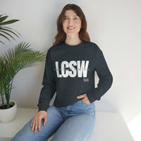 Load image into Gallery viewer, Unisex LCSW Crewneck Sweatshirt - Fck the Stigma
