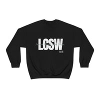 Load image into Gallery viewer, Unisex LCSW Crewneck Sweatshirt - Fck the Stigma
