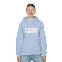 Load image into Gallery viewer, Unisex LCSW Hooded Sweatshirt - Fck the Stigma
