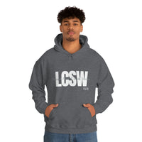 Load image into Gallery viewer, Unisex LCSW Hooded Sweatshirt - Fck the Stigma
