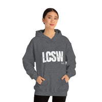 Load image into Gallery viewer, Unisex LCSW Hooded Sweatshirt - Fck the Stigma
