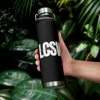 Load image into Gallery viewer, LCSW Insulated Bottle, 22oz - Fck the Stigma
