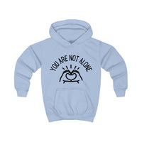 Load image into Gallery viewer, Kids You Are Not Alone Hoodie - Fck the Stigma
