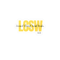 Load image into Gallery viewer, LCSW Vinyl Decals - Fck the Stigma
