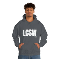 Load image into Gallery viewer, Unisex LCSW Hooded Sweatshirt - Fck the Stigma
