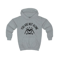 Load image into Gallery viewer, Kids You Are Not Alone Hoodie - Fck the Stigma
