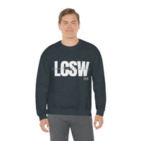 Load image into Gallery viewer, Unisex LCSW Crewneck Sweatshirt - Fck the Stigma

