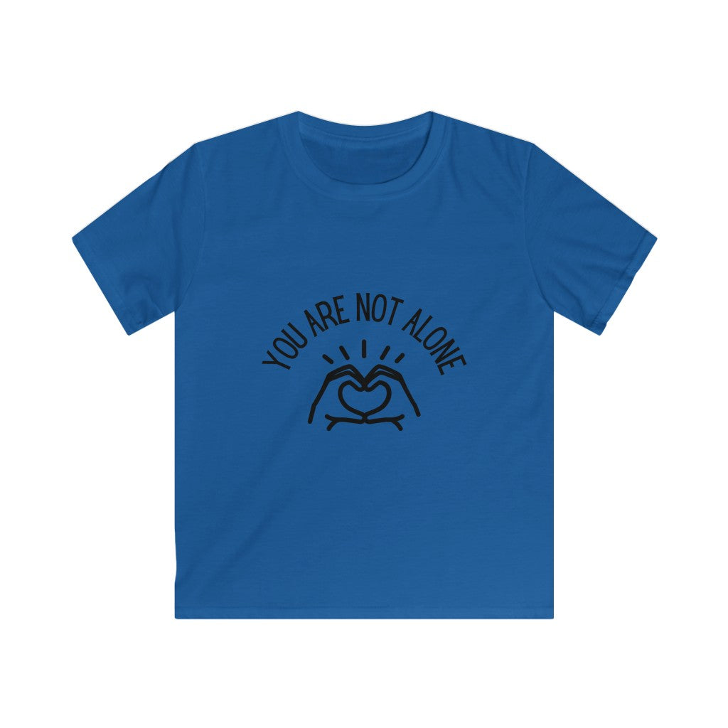 “You Are Not Alone” Kids Softstyle Tee - Fck the Stigma