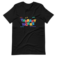 Load image into Gallery viewer, "Therapy Works" Unisex T-Shirt - Fck the Stigma
