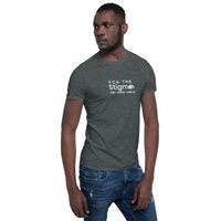 Load image into Gallery viewer, "Fight. Confront. Knock Out." Unisex T-Shirt - Fck the Stigma
