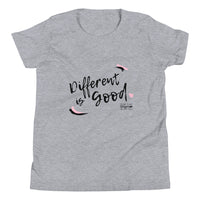 Load image into Gallery viewer, "Different Is Good" Youth Short Sleeve T-Shirt - Fck the Stigma
