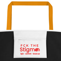 Load image into Gallery viewer, "My Mental Health Matters" Beach Bag - Fck the Stigma
