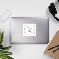 Load image into Gallery viewer, "Working On My Sh*t" Vinyl Full-Square Sticker - Fck the Stigma
