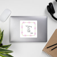 Load image into Gallery viewer, "Working On My Sh*t" Vinyl Full-Square Sticker - Fck the Stigma
