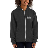 Load image into Gallery viewer, "Fight. Confront. Knock Out." Zip-Up Hoodie - Fck the Stigma
